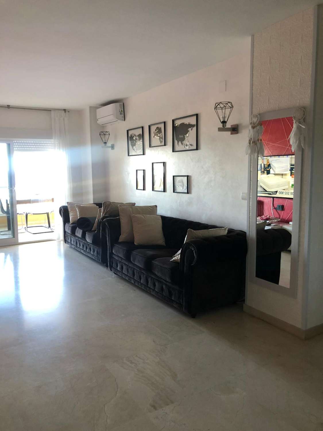 For rent from now until 30/6/2023 and from 1/09/2023 to 31/6/2024 magnificent apartment on the 1st line of the beach in Los Boliches, Fuengirola