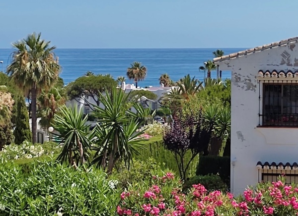 ZWISCHENSAISON Zu vermieten von 1.4.24-30.6.25 Wunderschöne Wohnung mit Meerblick in Mijas Costa