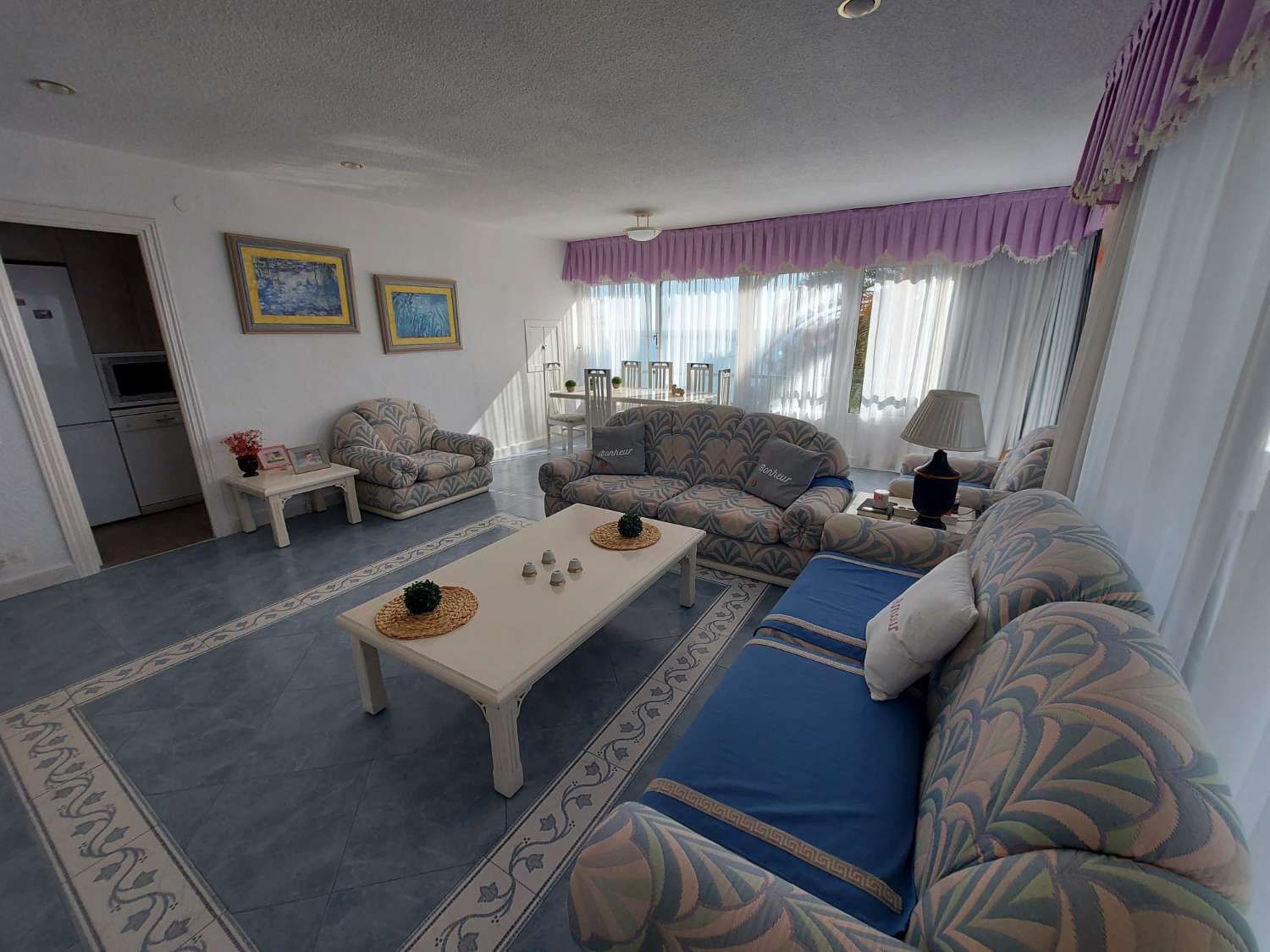 Mid-season . For rent from 1.9.25-30.6.2026 magnificent apartment with sea views on the 1st line in Benalmadena