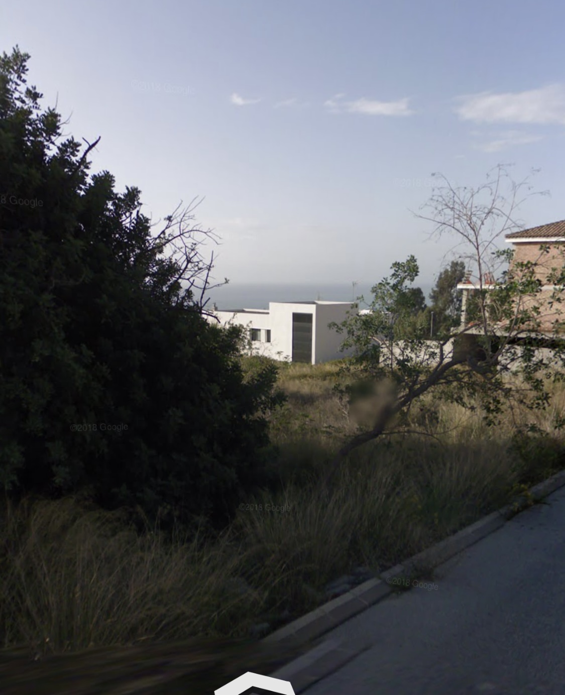 Plot for sale with panoramic sea views in luxury urbanization in Benalmadena Pueblo