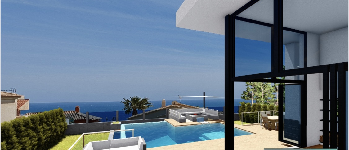 Plot for sale with panoramic sea views in luxury urbanization in Benalmadena Pueblo