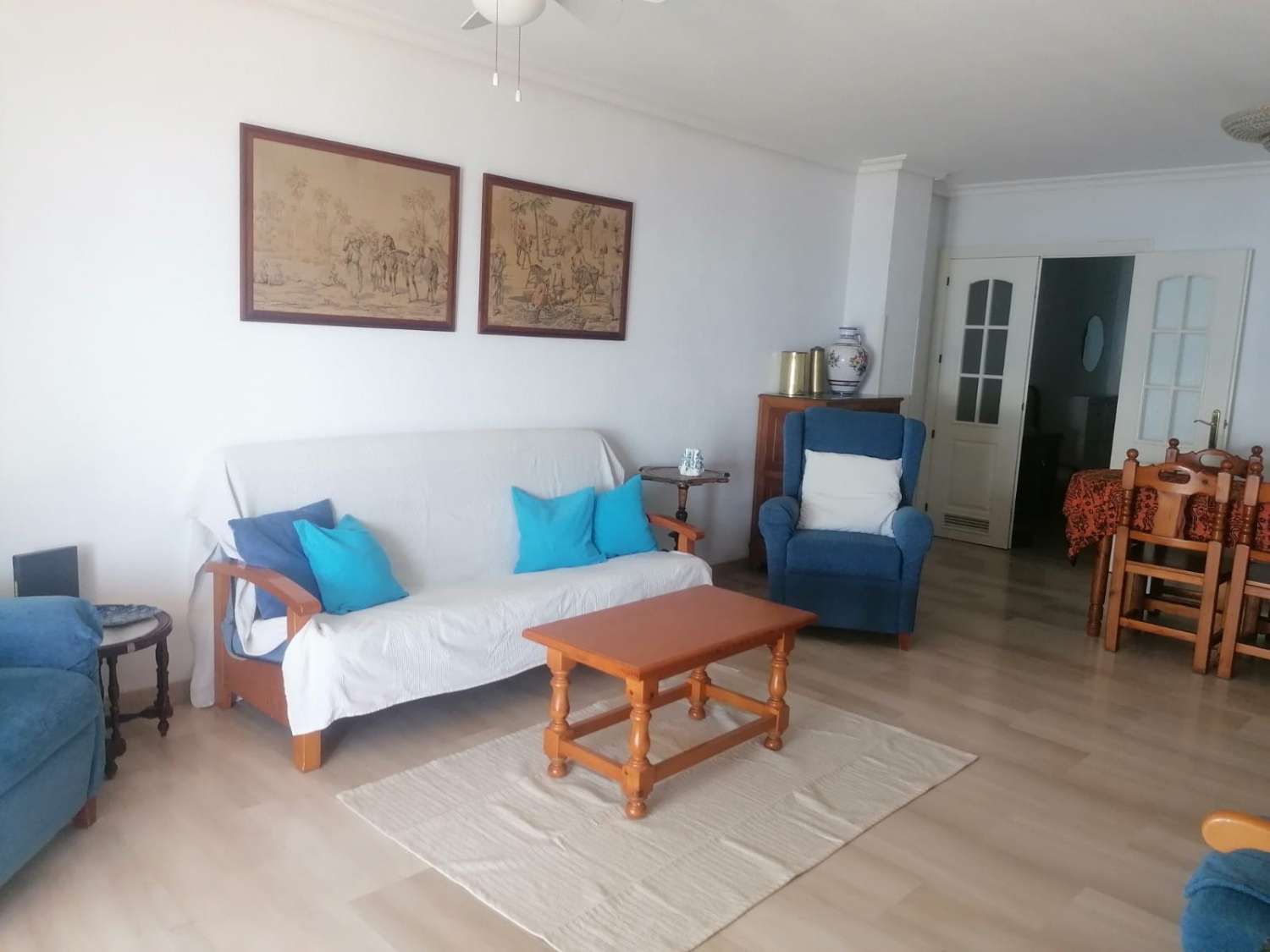 For rent HALF SEASON from 8/9/2025 - 20/12/2025 and from 8/1/26-30/6/26 beautiful apartment on the 1st line of the beach in Los Boliches (Fuengirola)