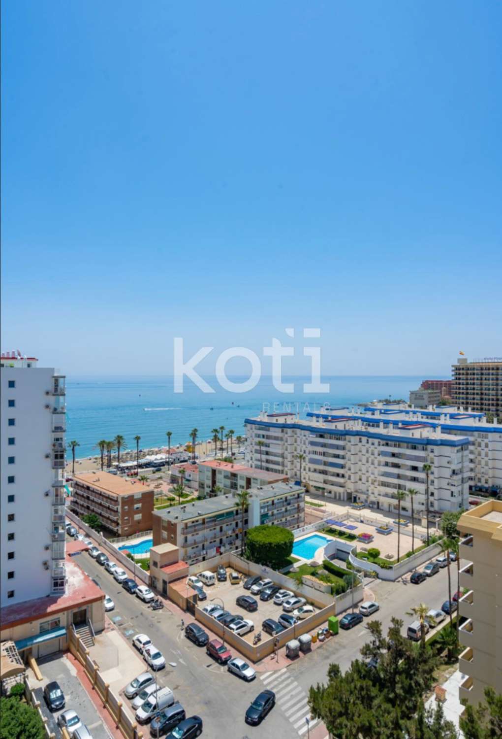 For rent HALF SEASON 1/09/2025-30/06/2026 , beautiful renovated studio with sea views in Benalmadena Costa