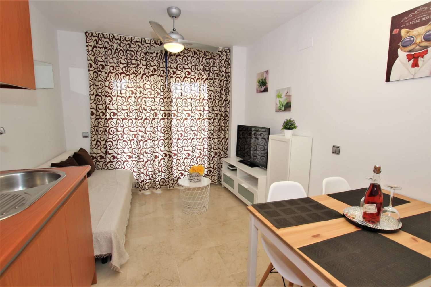 Te huur HALF SEIZOEN van 01/09/2025-31/05/2026 Mooi appartement op 250 meter van het strand in Benalmádena