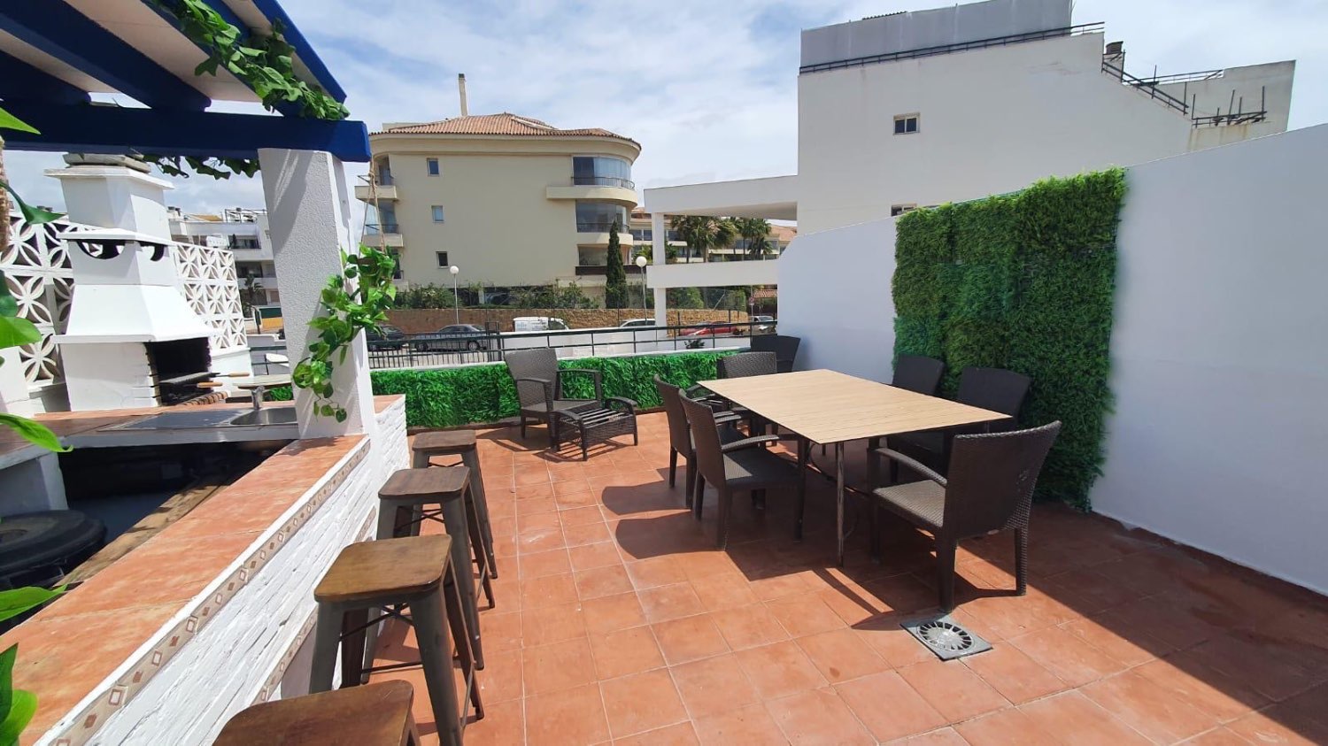 Half season . It is rented from now 30.6.25 beautiful.  penthouse in Mijas Costa