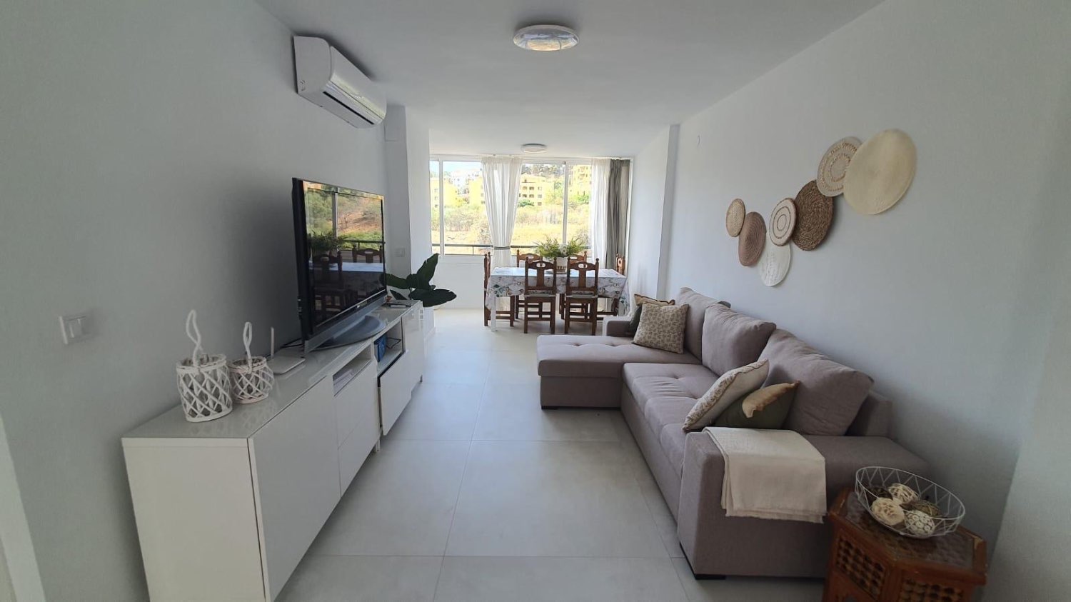 Half season . It is rented from now 30.6.25 beautiful.  penthouse in Mijas Costa