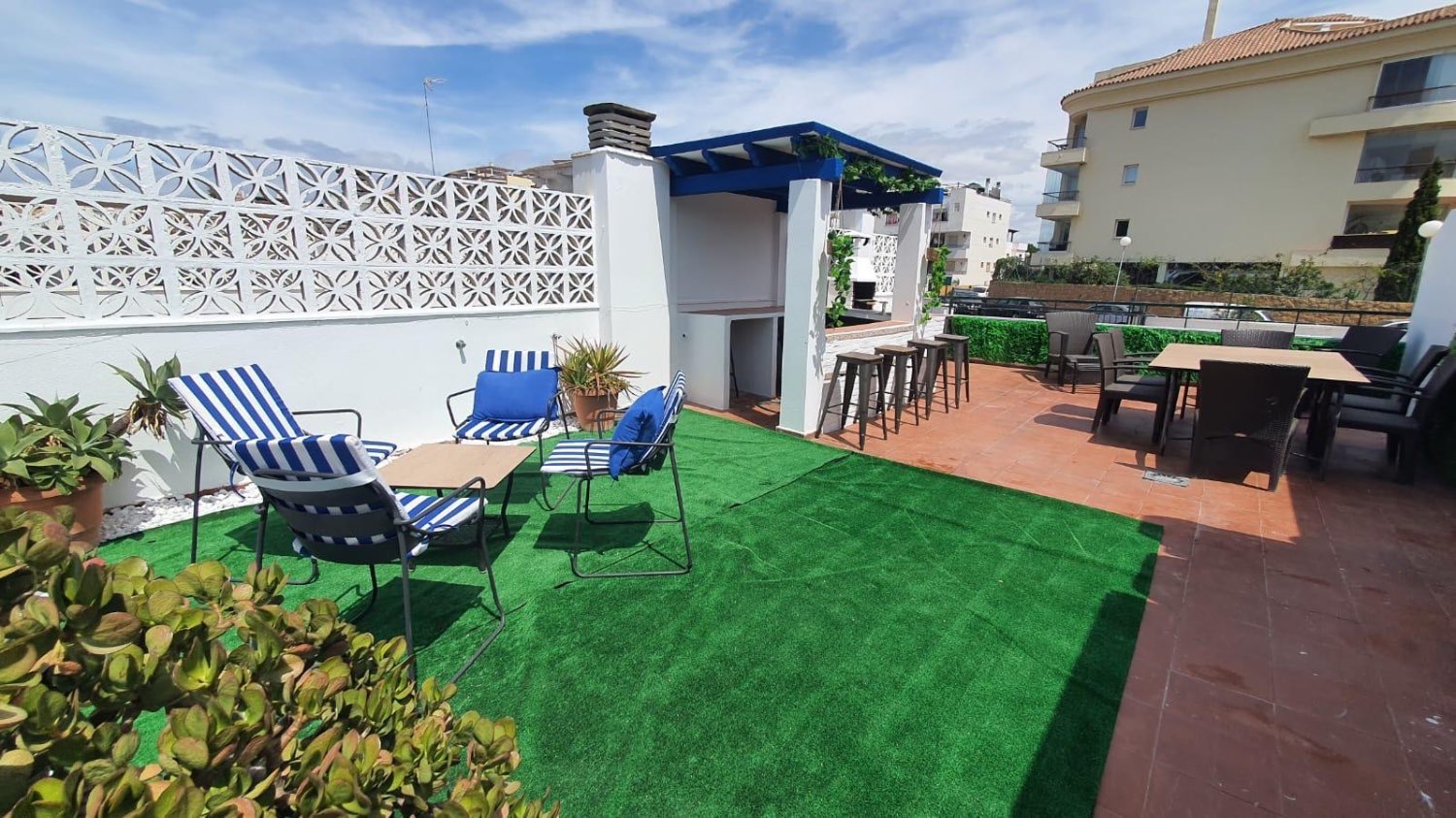 Half season . It is rented from 1.9.24-30.6.25 nice.  penthouse in Mijas Costa