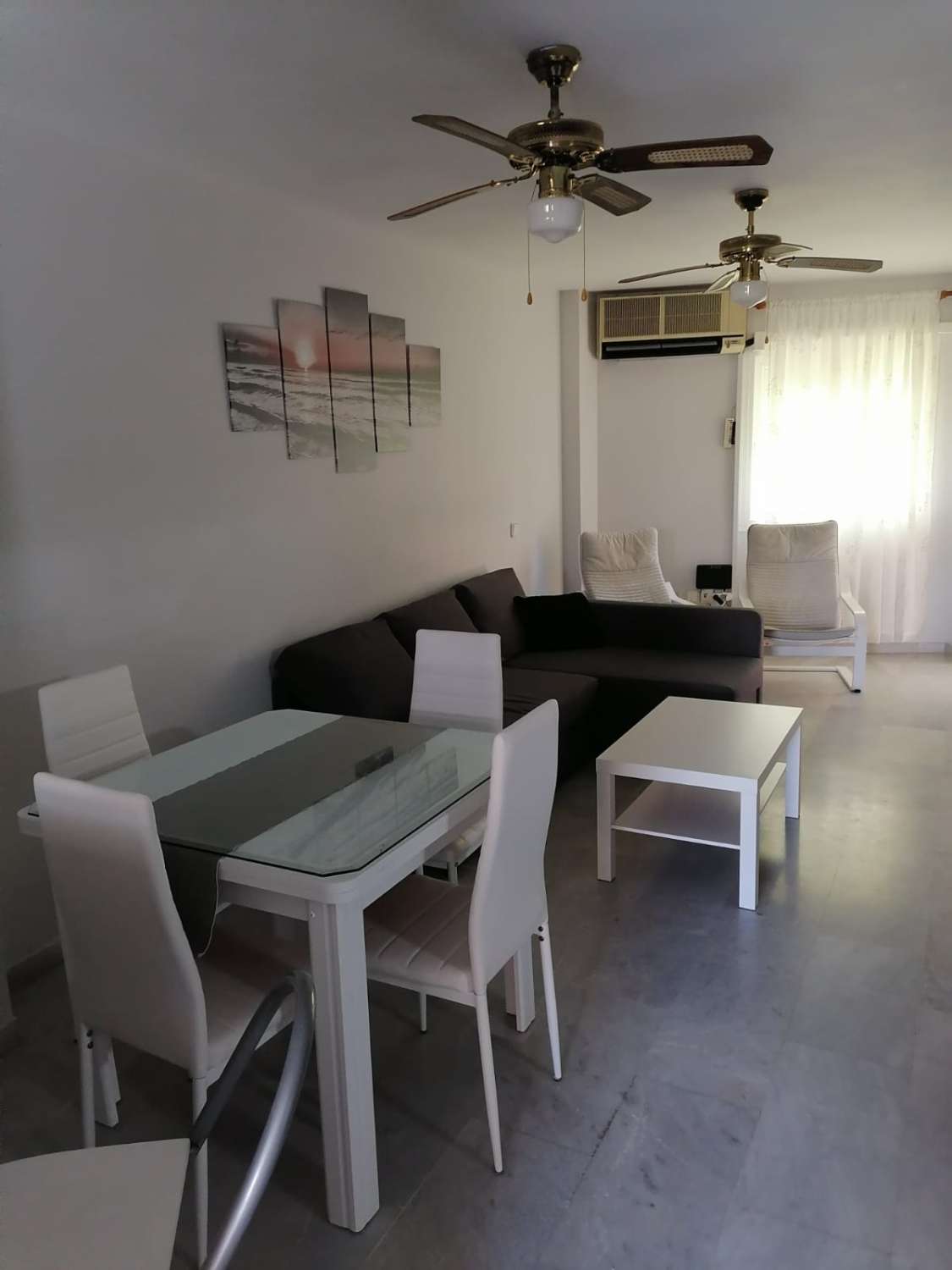 MEDIA TEMPORADA SE ALQUILA DESDE 1.9.25-28.6.26 BONITO APARTAMENTO EN PLANTA BAJA A 150 METROS DE LA PLAYA EN BENALMADENA