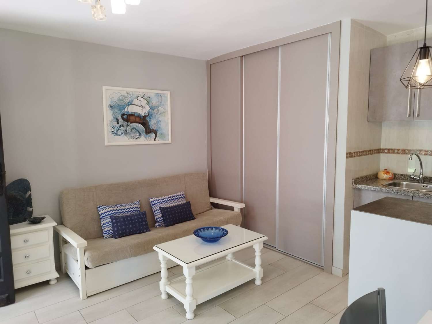 HALF SEASON. FOR RENT FROM 1.9.2024-30.6.2025 NICE APARTMENT IN LA CARIHUELA (TORREMOLINOS)